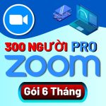 Tài khoản Zoom 6 tháng 300 người